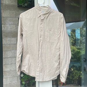 Jcrew Men’s long sleeve organic cotton button Down